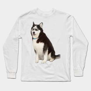 Husky meme Long Sleeve T-Shirt